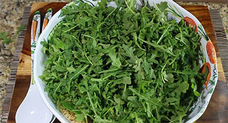 rukola salata recept